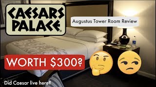 NEW Renovated CAESARS PALACE Augustus Tower Room Review and Tour [upl. by Alvis]