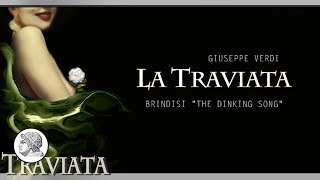 Traviata  Drinking Song  Lyrics [upl. by Kirat]