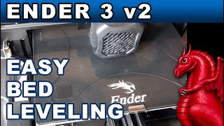 Ender 3 V2 Easy Bed Leveling [upl. by Loring]