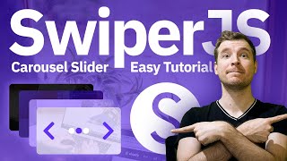 Swiper JS Tutorial  Carousel Slider with SwiperJS [upl. by Amerigo150]