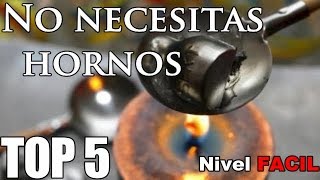 5 Metales Que Puedes Fundir En Casa  Fácil [upl. by Spaulding814]