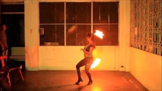 Fire Dancing Basic Practice [upl. by Hirasuna]