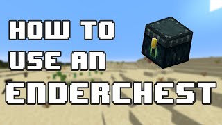 How to make an ENDER CHEST in Minecraft  Minecraft Survival Tips [upl. by Radley]