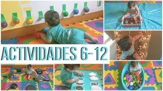 10 ACTIVIDADES PARA BEBÉS DE 6 A 12 MESES [upl. by Uel]