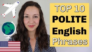 TOP 10 Polite English Expressions Advanced Vocabulary Lesson [upl. by Iaka]