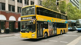 Keolis Downer mo 8494 departing Wynyard Station [upl. by Nosydam300]