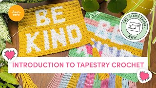 Introduction to tapestry crochet [upl. by Rehpotirhc624]