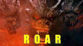 2019 All Godzilla Rodan Mothra Ghidorah ROAR [upl. by Molohs]