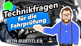 Technikfragen vom Prüfer  Abfahrtkontrolle  Fahrschule Punkt [upl. by Piwowar]