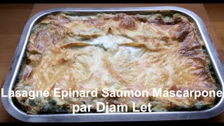 Lasagne épinard saumon mascarpone [upl. by Reyam]