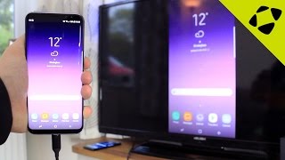 Galaxy S8  S8 Plus How to Connect to HDTV Screen Mirroring Guide [upl. by Mastat529]