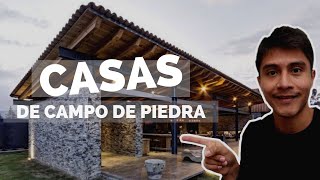 🙂 Casas de CAMPO MODERNAS con piedra 02  Orlando González [upl. by Nyrem883]