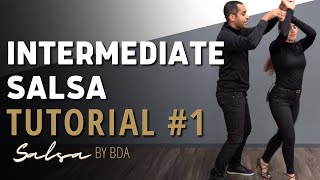 Intermediate Salsa Tutorial  Learn How To Salsa Dance With A Partner  Demetrio amp Nicole [upl. by Perkin181]