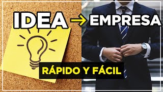 5 Pasos para Pasar de Idea de Negocio a Empresa Exitosa [upl. by Eimat]