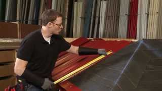 How to Install a Hip Panel ABC SL16® Metal Roofing System [upl. by Niuq370]