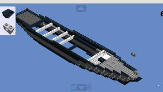 How to build a lego battleship [upl. by Lizette236]