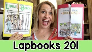 Lapbook Tutorial  How to make a Lapbook Unit  Minibooks [upl. by Akalam]