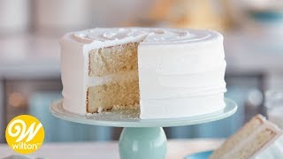 How To Make A Classic Yellow Cake  Wilton [upl. by Alyakem]