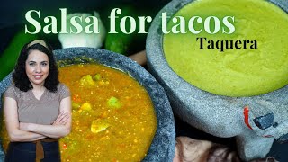 AUTHENTIC Mexican salsa for TACOS  TOMATILLO salsa recipe  JALAPEÑO salsa recipes [upl. by Sasnak]