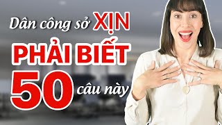 50 CÂU GIAO TIẾP THÔNG DỤNG NHẤT Ở CÔNG SỞ  KHÓA HỌC TIẾNG ANH GIAO TIẾP CHO NGƯỜI ĐI LÀM [upl. by Harilda]