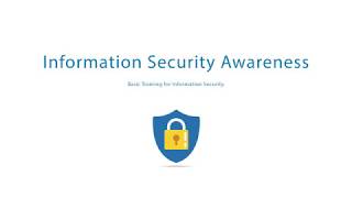 Information Security Awareness  Basic Training [upl. by Vas263]