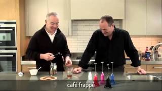 How to make a frappé coffee using an aerolatte milk frother [upl. by Feldt121]