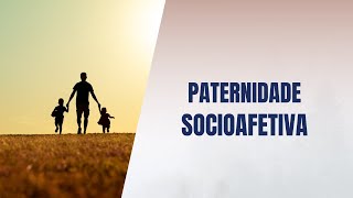 Paternidade socioafetiva [upl. by Wong]