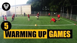 5 Warming Up Games  Football Training  U13  U14  U15  U16  Thomas Vlaminck [upl. by Eiuqram]