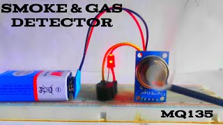 Smoke And Gas Detector Without Arduino  Electronic Shockers [upl. by Ivo]