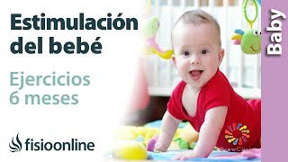 5 ejercicios para ESTIMULAR a mi BEBÉ de 6 MESES [upl. by Benis94]