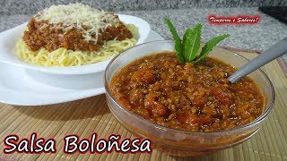 SALSA BOLOÑESA increiblemente fácil y deliciosa [upl. by Gere499]