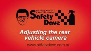 How to adjust a rear vehicle camera to perfection  Installing  Safety Dave Australia [upl. by Marita]