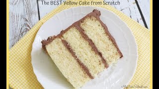 Yellow Cake from Scratch [upl. by Hope800]