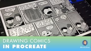 Drawing Comics in Procreate from Start to Finish [upl. by Oler]