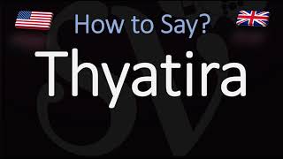 How to Pronounce Thyatira CORRECTLY [upl. by Streeto]