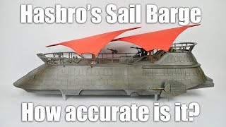 Jabbas Sail Barge quotThe Khetannaquot from Hasbro Unboxing and Review [upl. by Onez]