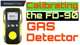 Zero and Gas Calibration FD90A toxic gas detector [upl. by Sregor851]