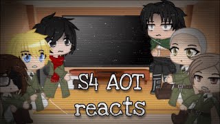 s4 aot react to tiktoksfuture spoilers  READ DESC  gacha club [upl. by Neroc]