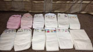 Baby Diaper Collection update for September 6 2017 [upl. by Skye311]