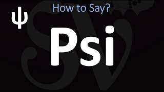 How to Pronounce Psi CORRECTLY  ψ Greek Alphabet Pronunciation [upl. by Aggy]