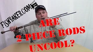 Are 2 Piece Fishing Rods Uncool Pros and cons of one vs two piece rods Episode 253 [upl. by Elokkin]