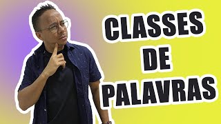 CLASSES DE PALAVRAS  AULA COMPLETA [upl. by Leahcim]