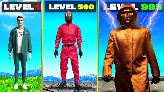 Level 1 SQUID GAME to Level 1000000000 in GTA 5 [upl. by Ludlow726]