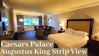 Caesars Palace Las Vegas  Augustus Strip View Room  1 King [upl. by Gunas]