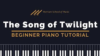 🎹How to Play The Song of Twilight on Piano  RCM Grade 3 Pg 25  Yoshinao Nakada🎹 [upl. by Aneger]