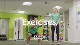 How To Jump Squat  Nuffield Health [upl. by Augie]