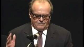 Jack Nicholson gets inducted into the New Jersey Hall of Fame 2010 Part 2 of 2 [upl. by Hackney]