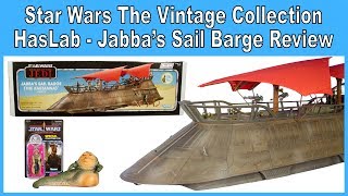 Star Wars The Vintage Collection Jabbas Sail Barge Review [upl. by Vandervelde378]