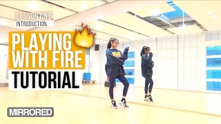 Mirrored BLACKPINK  불장난 PLAYING WITH FIRE  Dance Tutorial Intro to Chorus [upl. by Mariken]