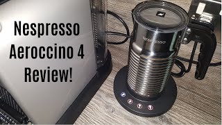 Nespresso Aeroccino 4 Milk Frother Review  Worth upgrading from the Aeroccino 3 [upl. by Fronia306]